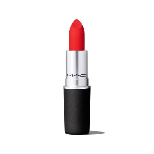 Lápiz labial Powder Kiss Mac Cosmetics You're Bugging color rojo