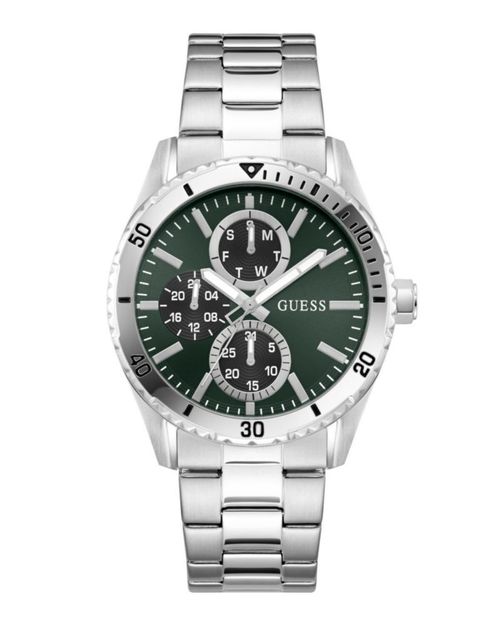 RELOJ GUESS VELOCITY CABALLERO PLATA