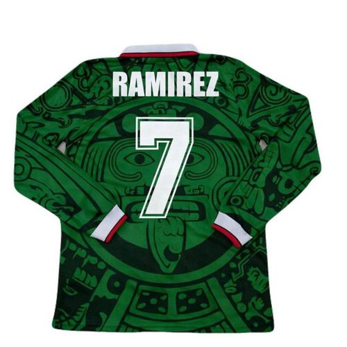 Increible! Jersey Playera Ramon Ramirez 7 Edicion Especial Calendario Azteca 1998 Manga Larga