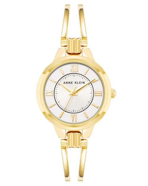 Brazalete Watch Anne Klein para mujer con detalles dorados