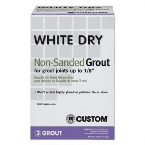Lechada para azulejos Sealant Custom WDG5 color blanco 23 kg no lijada