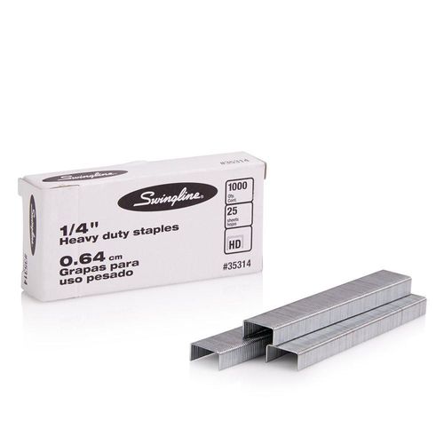 Staples Swingline Heavy Duty capacidad de 1/4 de longitud 25 hojas