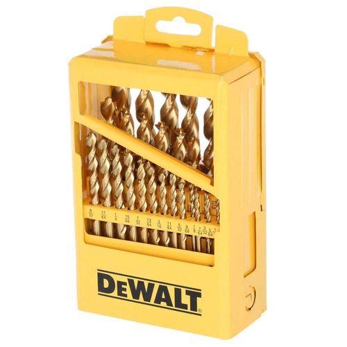 Juego de brocas DEWALT DW1969 de 29 piezas Pilot Point con índice metálico