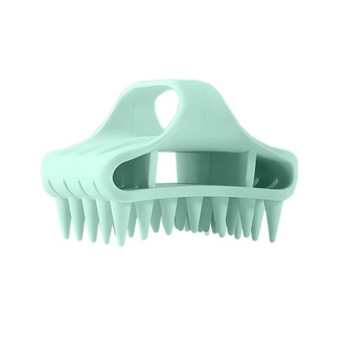 Masajeador de cuero cabelludo Merleu Gentle Silicone Scrubber verde menta