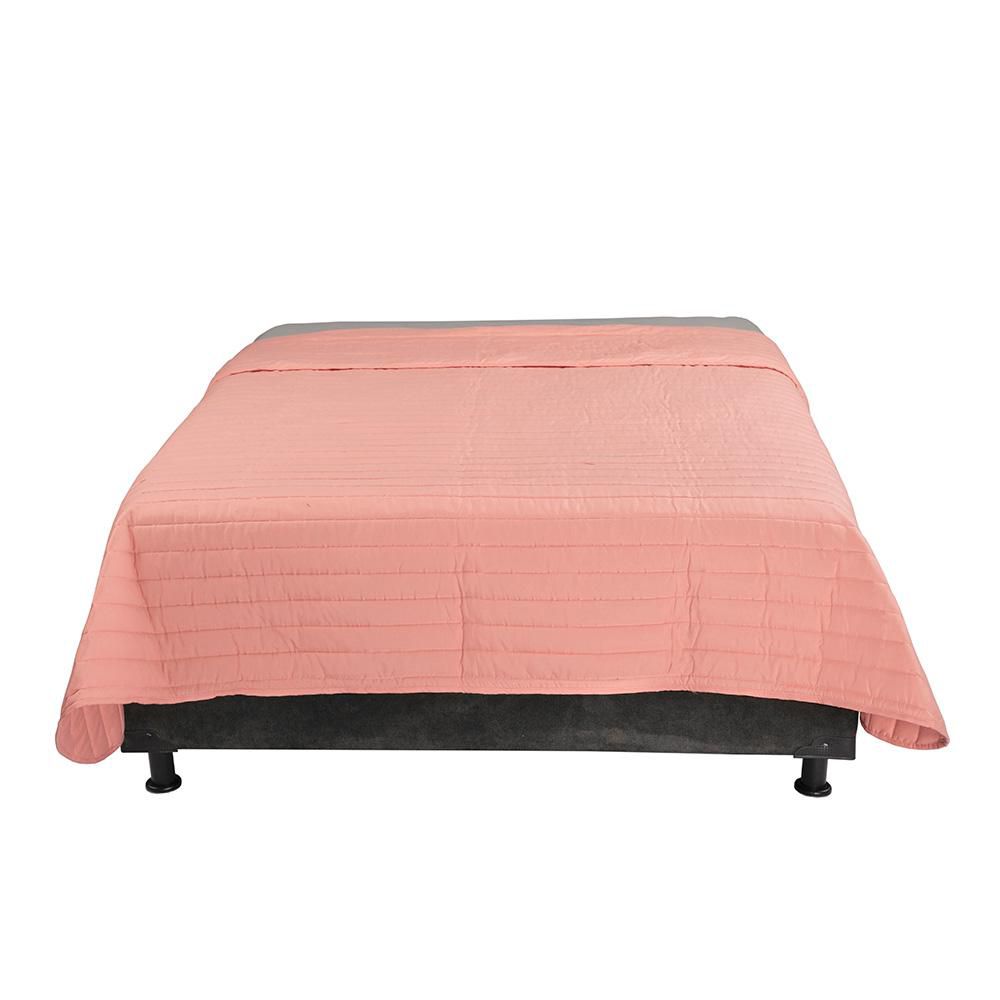 Colcha Acabado ultrasonico Trinity Queen Size Rosa TRY