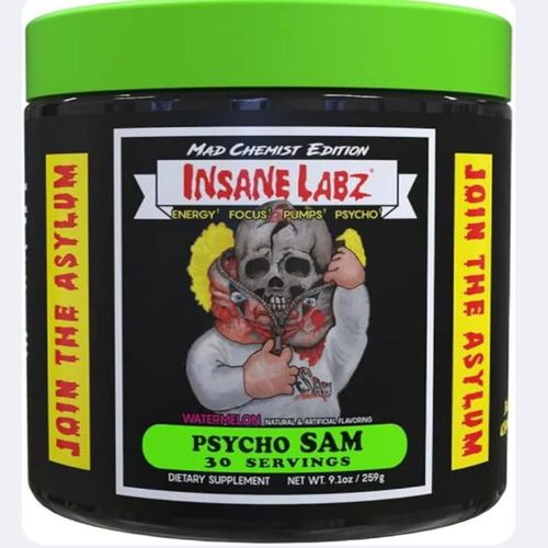 Insane Labz Psycho Sam 30 Serv Watermelon