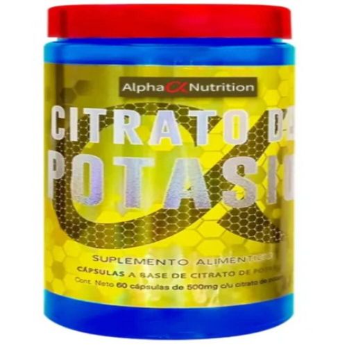 Alpha Nutrition Citrato de Potasio 60 Caps