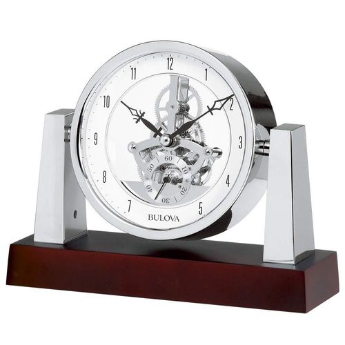 Reloj Bulova B7520 Largo con acabado en caoba oscuro