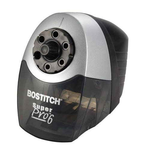 Sacapuntas Bostitch SuperPro6 Commercial con 6 agujeros color gris