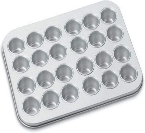 Minimolde para magdalenas Cuisinart Chef's Classic antiadherente plateado 24 tazas