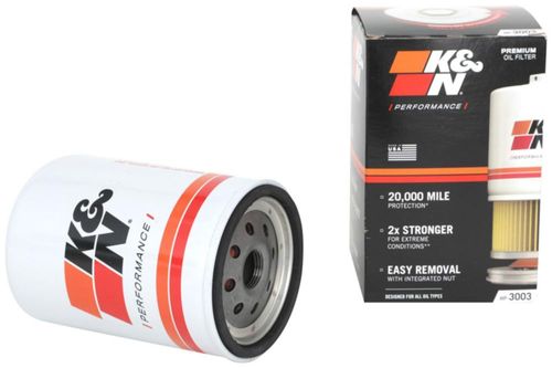 Filtro de aceite K&N Premium Engine Protection HP-3003 de 20000 millas