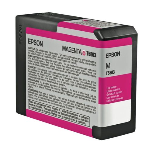 Cartucho de tinta Epson T5803 UltraChrome K3 Magenta para Stylus Pro 3800