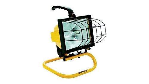 Lámpara de trabajo portátil Woods 500 W 14 kg 500 W halógena amarilla
