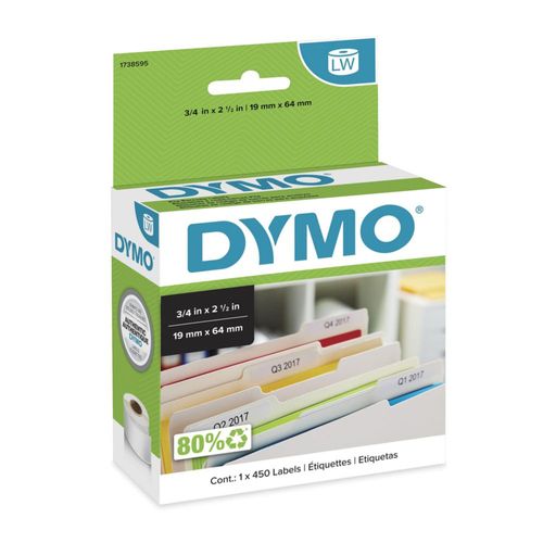 Etiquetas de código de barras DYMO LW File para impresoras LabelWriter