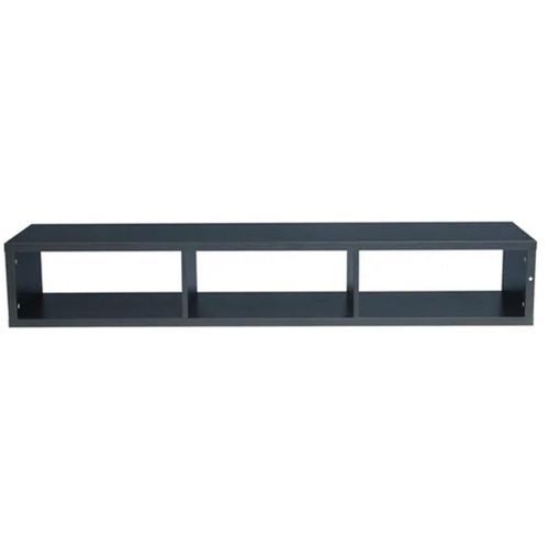 Estante Repisa Tv Flotante Soporte Minimalista 3 Divisiones Color Negro