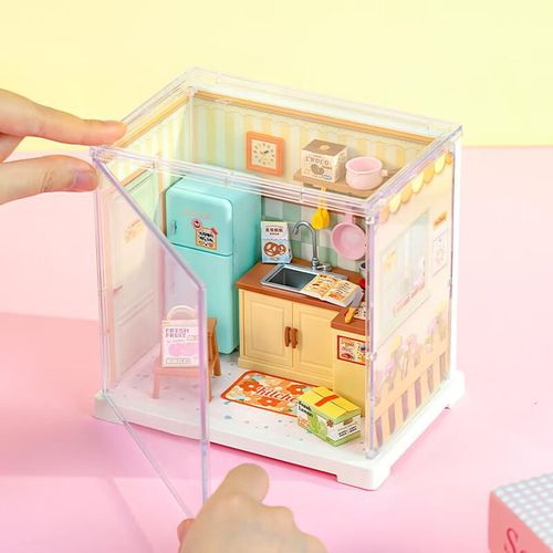 Mini Cocina Para Casa De Muñecas Rolife Super World