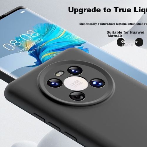 Funda Para HUAWEI Mate40 Ba Era Silicona Negro