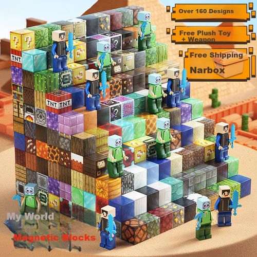 Bloques Magnéticos Xinge Cubo Mundo 155 Piezas