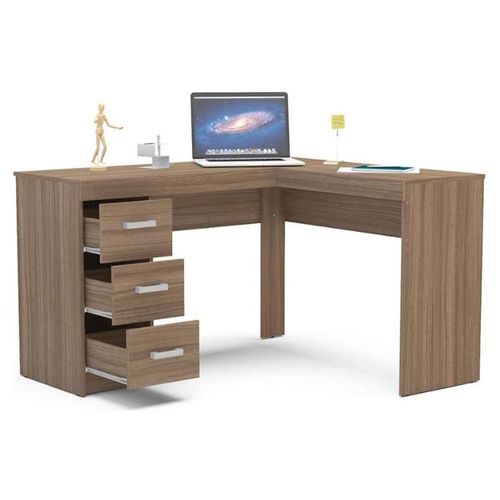 Escritorio de Oficina Home Office 3 cajones Fénix Roble