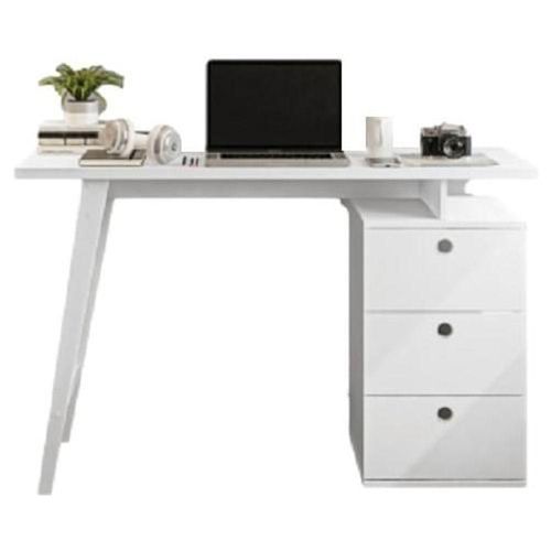 Escritorio Blanco Moderno para Home Office con Estilo Minimalista