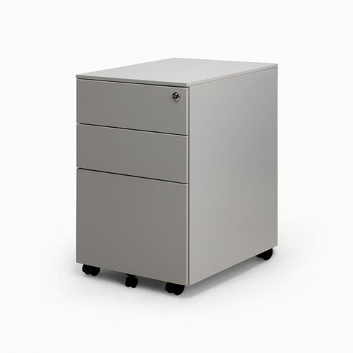 Archivero Metálico Sarre 2+1 Gavetas Gris con Acabado Profesional