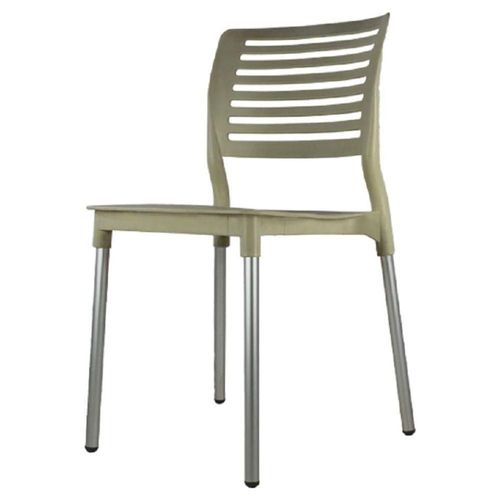 Set de 4 Sillas para Restaurante Color Crema Estilo Contemporáneo