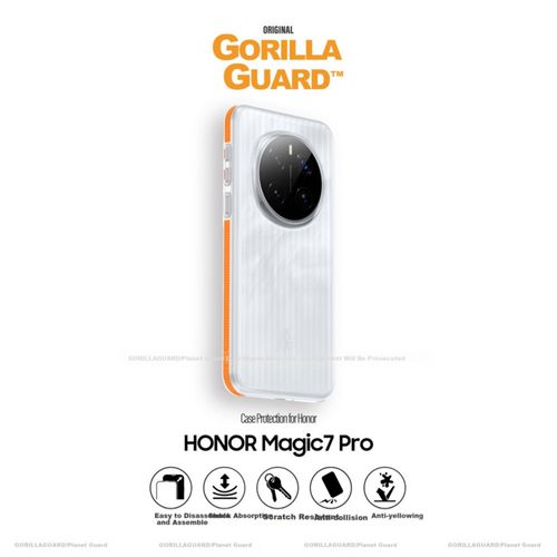 Funda Para HONOR Magic7 Pro Gorilla Guard Policarbonato Naranja