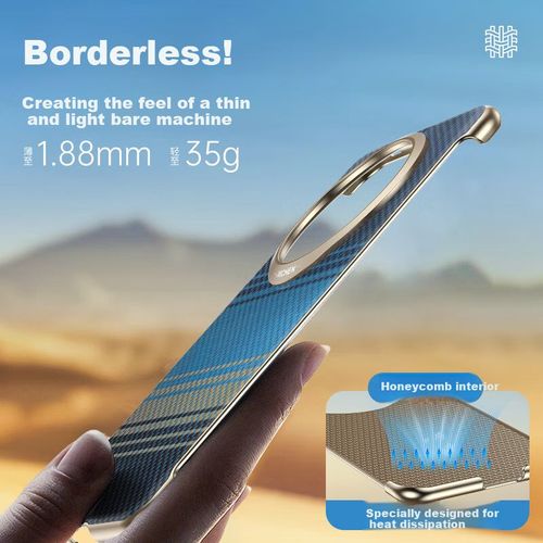 Funda Para HUAWEI Mate 70 Pro Aimeichen Fibra de Aramida Rojo