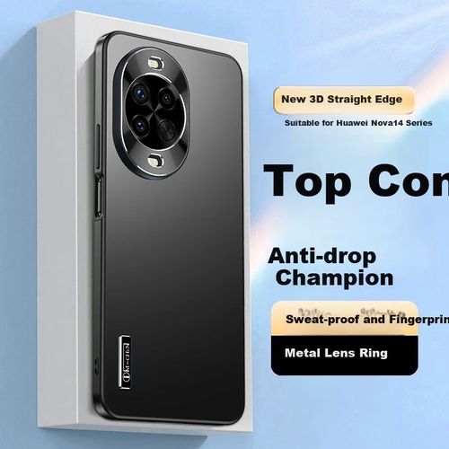 Funda Para HUAWEI Nova 14 Pro IM-CHEN Silicona Mate Negro