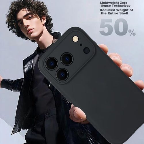 Funda Para IPHONE 17 Pro Sihuanke Silicona Gris