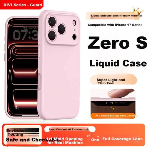 Funda Para IPHONE DIVI Silicona Líquida Rosa