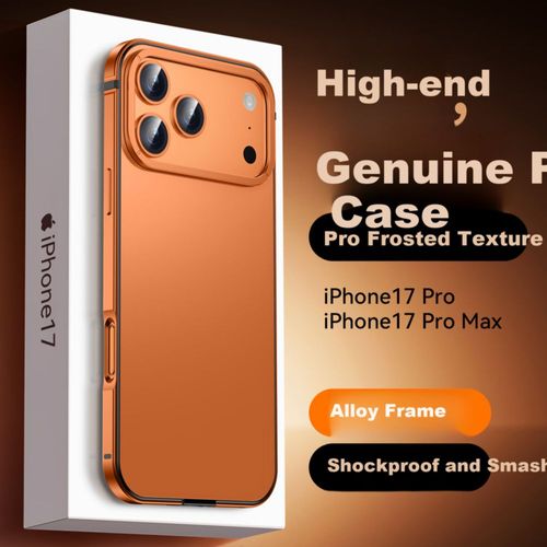 Funda Para IPHONE 17 Pro Max IM-CHEN Aleación Naranja