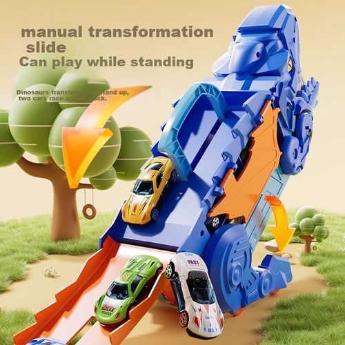 Coche Dinosaurio Snaen Dinosaurdevourer Azul Verde Rojo