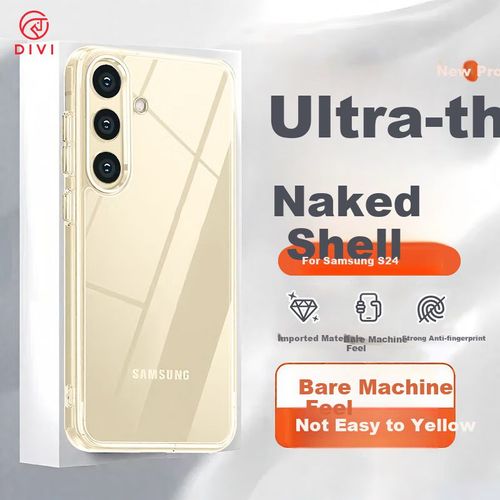 Funda Para SAMSUNG Galaxy S25+ DIVI Silicona Transparente Resistente al agua