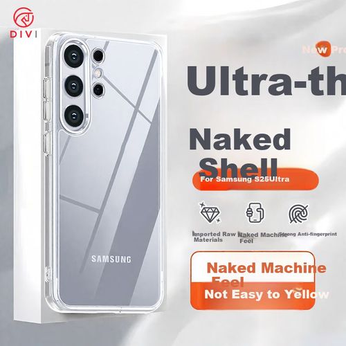 Funda Para SAMSUNG Galaxy S25 Ultra DIVI TPU Transparente Resistente al agua