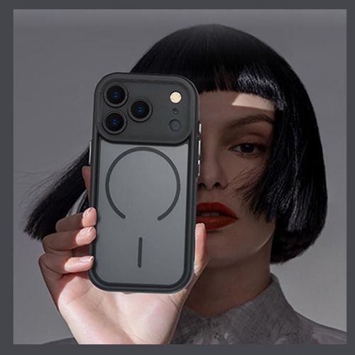 Funda Para IPHONE 17 Pro SHK TPU Negro Resistente al agua