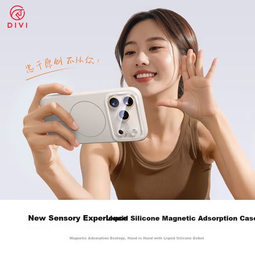 Funda Para IPHONE 17 DIVI Silicona Rosa Resistente a golpes