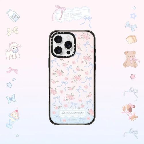 Funda Para IPHONE 16 Pro CASETIFY Forest Morning Transparente Negro