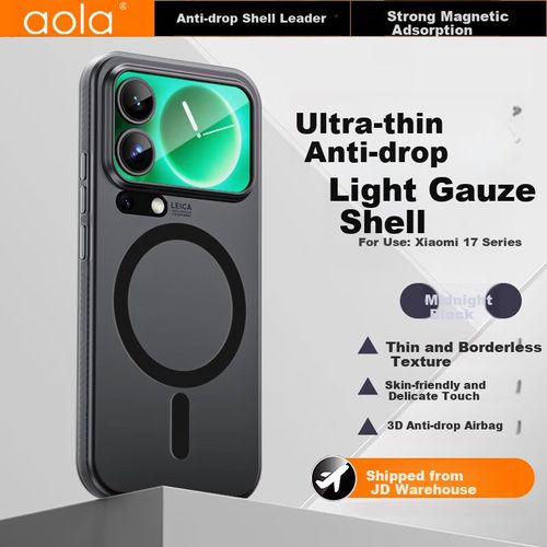 Funda Para XIAOMI 17 Pro Max Magnética TPU Mate Negro