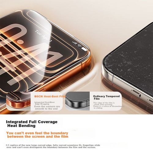 Protector de Pantalla Para IPHONE 17 Pro Baseus Vidrio Templado Curvado Negro Antirreflejos Resistente a Impactos