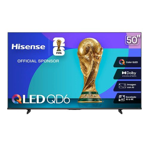 Pantalla QLED Hisense 50 Pulgadas 4K Smart 50QD65QFM