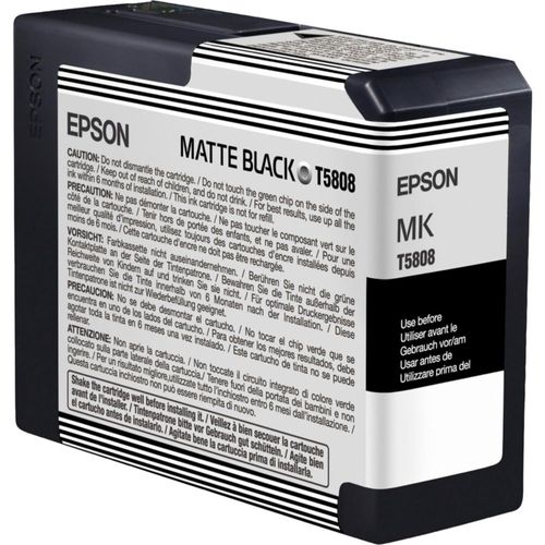 Cartucho de tinta Epson T5808 UltraChrome K3 negro mate