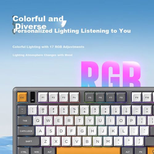 Teclado iFLYTEK T8 Starfire Gris AI Bluetooth 3 modos