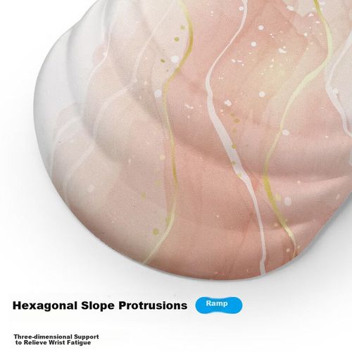 Mouse Pad Jiasu Ergonomico Soporte Muñeca Negro