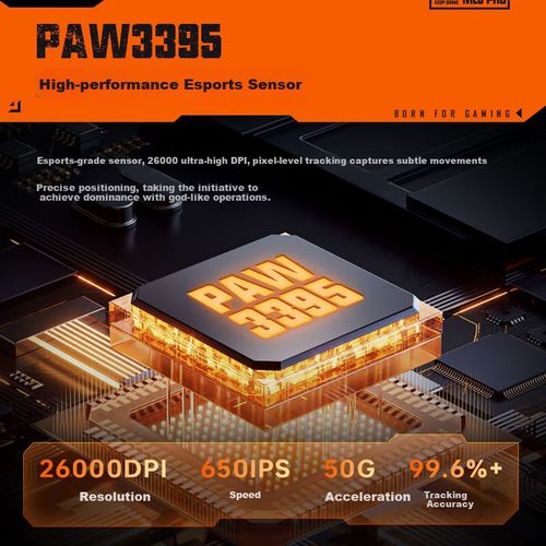 Ratón Inalámbrico ThundeRobot ML6PRO Blanco PAW3395 Ergónomico