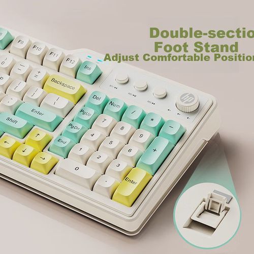 Teclado Mecánico HP K360 Matcha 99 Teclas Ergonomico