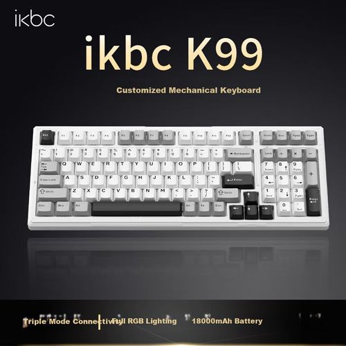 Teclado Mecánico Ikbc K99 Negro RGB 99 Teclas Multimodo