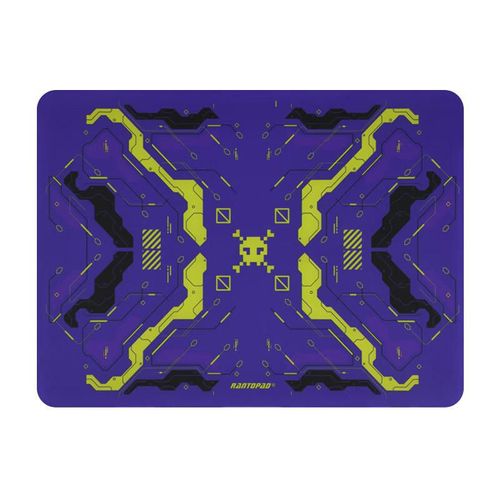 Alfombrilla para mouse Rantopad Vidrio templado Púrpura Cyber