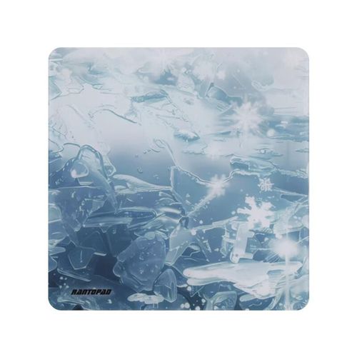 Alfombrilla Gaming Rantopad Vidrio Templado Impermeable Cristal Hielo