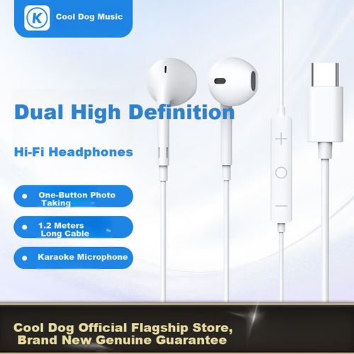 audífonos alámbricos KUGOU F10 con micrófono y control en cable